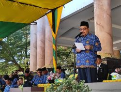 Pj Bupati Richard Arnaldo Pimpin Upacara HUT Provinsi Sulteng ke-60, Dirangkaikan Upacara 17 Bulan Berjalan