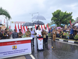 Jokowi resmikan pelaksanaan Inpres Jalan Daerah di Sulteng