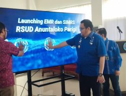 Peluncuran Aplikasi Rekam Medik elektronik (RME) Rumah Sakit Umum Daerah Anuntaloko.