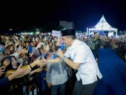 Deklarasi Malam Pasangan BERANI di Sausu Berlangsung Meriah