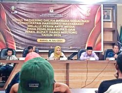 KPU Parigi Moutong Gandeng Peran Media, Dalam Tingkatkan Partisipasi Pemilih