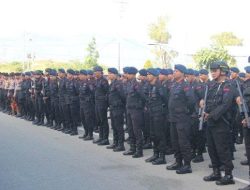 Kepolisian Sulteng Perketat Pengamanan KPU Jelang Tahap Pendaftaran Pilkada 2024