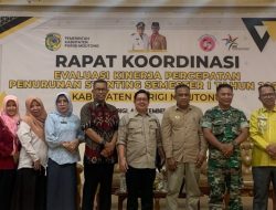 Pj Bupati Richard Arnaldo Membuka Rapat Koordinasi Evaluasi Kinerja Percepatan Penurunan Stunting Semester I Tahun 2024