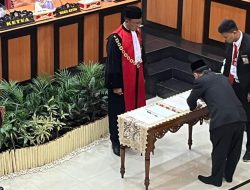 Pelantikan Anggota DPRD Kota Palu Masa Jabatan 2024-2029
