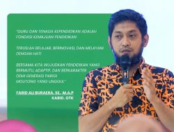 Farid Ali Buraera: Guru adalah Pilar Utama Kemajuan Pendidikan