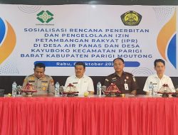 Pemkab Parigi Moutong Tegaskan Penertiban Tambang Rakyat Demi Kepastian Hukum dan Lingkungan