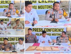 Polres Parigi Moutong Rilis Akhir Tahun 2025: 519 Kasus Pidana Ditangani, 67 Kasus Narkoba Diungkap