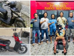 Residivis Morowali Disergap Dini Hari, Teror Curanmor Hingga Pencurian Sapi di Parigi Moutong Terbongkar