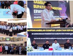 132 Kepala Sekolah Resmi Dilantik, Bupati Parimo Tegaskan Kepemimpinan Sekolah Harus Definitif dan Bertanggung Jawab