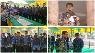 Bupati Erwin Burase Lantik Pejabat Tinggi dan PPPK Paruh Waktu, Tekankan Reformasi Birokrasi Berbasis Kinerja