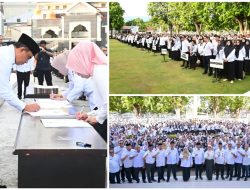 Sekretaris DPRD Sulteng Hadiri Penandatanganan Perjanjian Kinerja 100 Hari Kerja, Tegaskan Komitmen Akuntabilitas