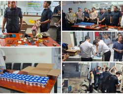 12 Warga Binaan Positif Narkoba, 7 HP Disita saat Razia Gabungan di Lapas Parigi