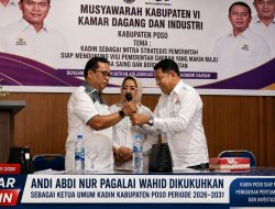Andi Abdi Nahkodai KADIN Poso, Siap Gebrak Investasi dan Bangkitkan Ekonomi Daerah