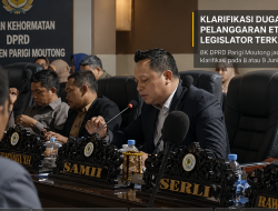 BK DPRD Parimo Jadwalkan Pemeriksaan Dugaan Pelanggaran Etik Legislator Terkait PETI