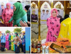 Dekranasda Parigi Moutong Promosikan Motif Bomba Saga di Pameran UMKM MTQ Sulteng