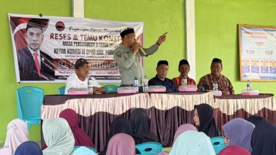 Ketua Komisi III DPRD Parigi Moutong Serap Aspirasi Warga Anutapura, Infrastruktur Jadi Sorotan Utama