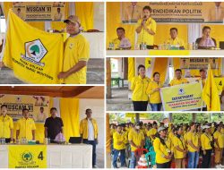 Golkar Parigi Moutong Tuntaskan Muscam VI di 23 Kecamatan