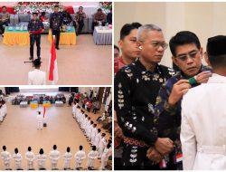 Bupati Kukuhkan 40 Paskibraka Parigi Moutong, Siap Kibarkan Merah Putih