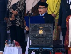 Arus Abdul Karim Bacakan Teks Proklamasi pada HUT ke-81 RI